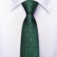 Green Solid Floral Silk Tie For Children Luxury Designer Handky Child Necktie 120CM Long 6CM Wide Fashion Party Dropship Hi-Tie