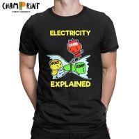 Electricity Explained Science Shirt For Geeks Men T Shirt Ohms Law Tee Shirt Pure Cotton Tshirts