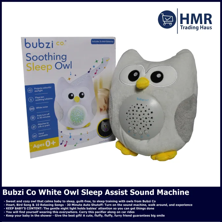 Bubzi Co White Owl Sleep Assist Sound Machine Lazada PH