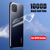 ฟิล์มหลังสีใส OPPO F9 F11 Pro A78 A96 A76 A5 A7 A9 A12 A15S A52 A54 A74 A91 A92 A33 A53 2020 Reno 5 6 7 8T Pro