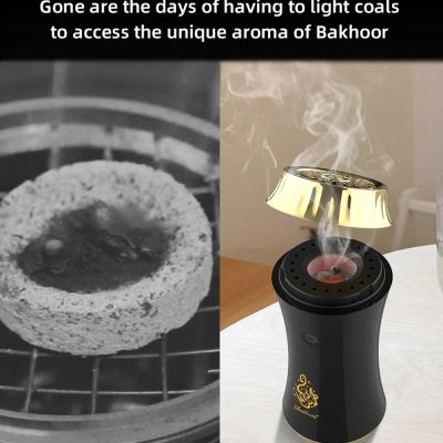 2023ใหม่ bukhoor Burner แบบพกพาไฟฟ้า dukhoon Arabian censer สามารถเติมเงินได้รถธูป Burner Aroma Diffuser ramadan ของขวัญ