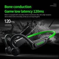 (SHANG LONG)ใหม่ Boost1 Bone Conduction หูฟังบลูทูธหูฟังเกมสเตอริโอแฮนด์ฟรี Latency ต่ำหูฟังกันน้ำพร้อมไมค์หูฟัง