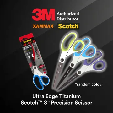 Scotch 8 in. Non-Stick Precision Ultra Edge Scissor- Titanium