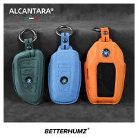 Alcantara รถกุญแจรีโมทที่ครอบคลุมกรณีสำหรับ BMW F30 F20 G30 G20 F10 F32 F36 F40 F34 F31 F25 X5 F15 X1 X6อุปกรณ์เสริม