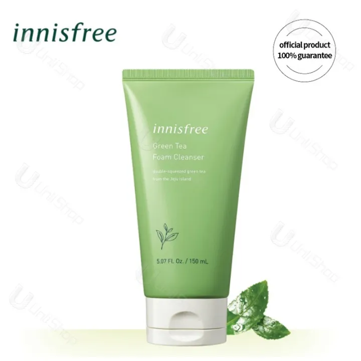 Innisfree Green Tea Foam Cleanser 150mlDeep cleansing, shrinking pores, moisturizing, refreshing