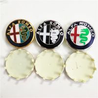 Style car 4pcs 60mm Alfa Romeo Wheel Hub Cap Modified Car Tire Center Rim Caps Cover Fit Most Model Ready Stock