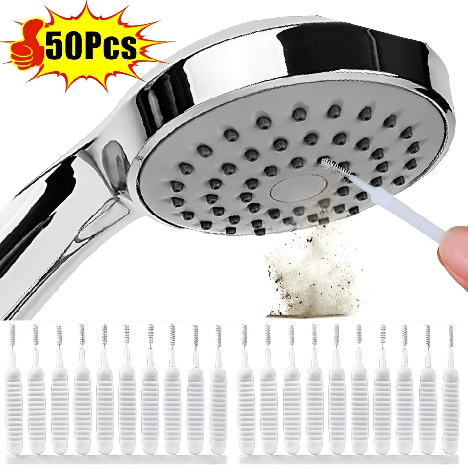 20PCS Brushes Gap Hole Anti Clogging Cleaning Brush Shower Head Holes  Cleaner