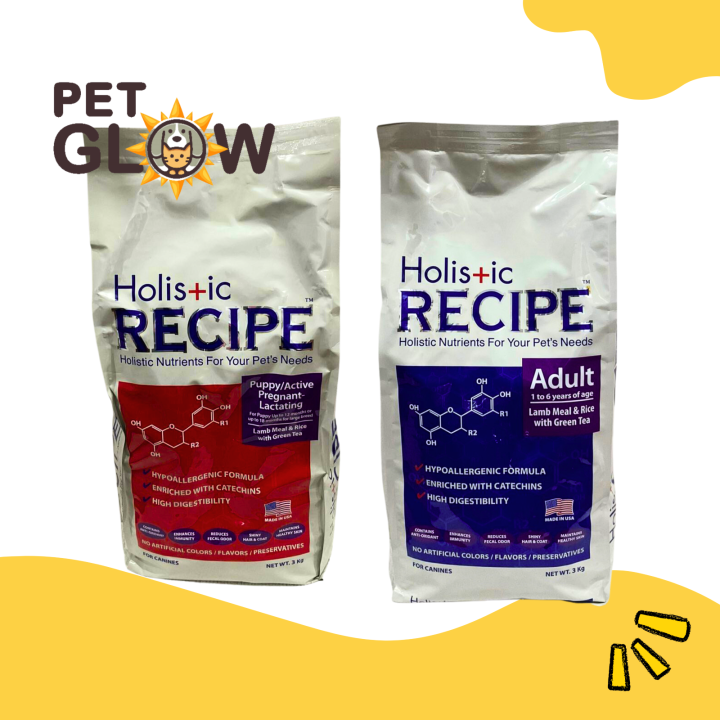 Holistic Recipe Dry Dog Food 3kg (Adult/Puppy) Lazada PH