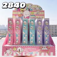 24Pcs ของแท้ Sanrio ปากกาเจล Heltty Kuromi Melody Pochacco Interest Surprise Neutral ปากกาเครื่องเขียนขายส่ง