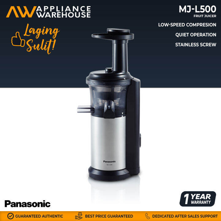 Panasonic MJL500 Fruit/ Fruit Slow Juicer[Appliance Warehouse] Lazada PH