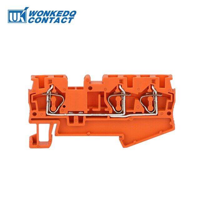 Din Rail Terminal Blocks 10pcs St4Tw Connectors Electrical Wiring