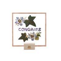 Pressed Flowers-Congrats