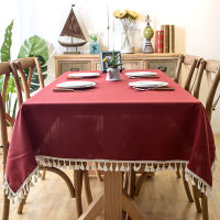 Nordic Tablecloth Wedding Tabl Cloth Dine Placemat Decoration Rectangular Tassel Lace Coffee Table for Living Room Outdoor Decor