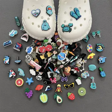 20pcs Crocs Jibbitz Random Style Pvc Cute Cartoon Shoes Charm For Crocs  Slipper