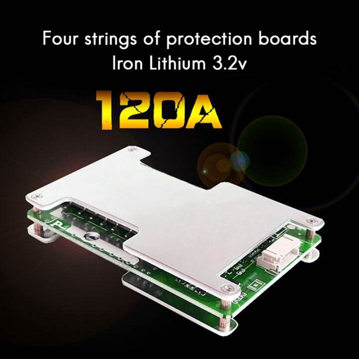 2x-4s-lithium-battery-protection-board-12-8v-120a-bms-lithium-iron-phosphate-battery-charger-protection-board