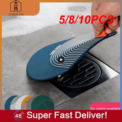 【cw】hotx 5/8/10PCS Drain Cover Thicken Floor Deodorant Silicone Leakage-proof Wat