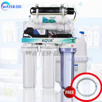 จัดส่งฟรี AQUA Plus ระบบ RO 0.0001 micron เครื่องกรองน้ำดื่ม 6 ขั้นตอน ระบบ Reverse Osmosis ความละเอียดในการกรอง 0.0001 ไมครอน + แสงกำจัดเชื้อโรค