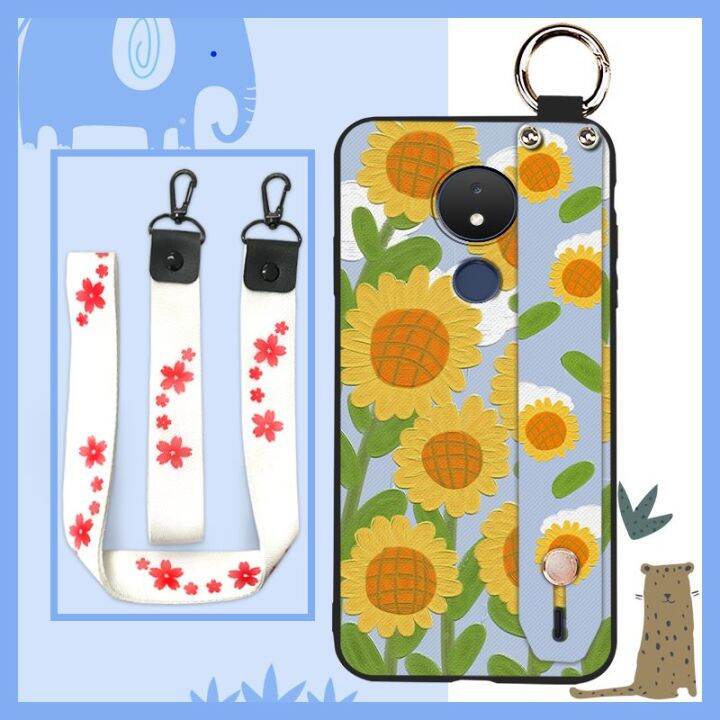 cartoon-anti-knock-phone-case-for-nokia-c21-shockproof-back-cover-fashion-design-wrist-strap-anti-dust-cute-protective