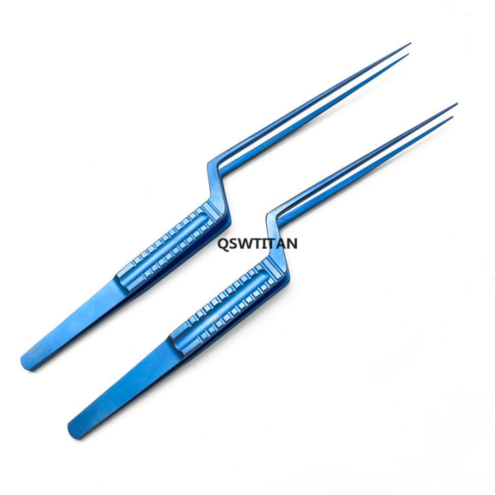 micro-forceps-titanium-teethed-serrated-สำหรับการจับเนื้อเยื่อศัลยกรรมระบบประสาทเนื้องอกขนาดเล็ก