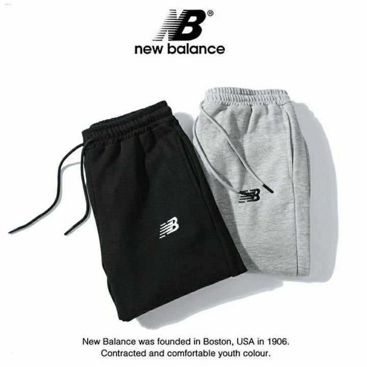 กางเกงลำลองกีฬาคู่-nb-ฤดูใบไม้ร่วงแบรนด์อินเทรนด์คุณภาพสูงในระดับสากล