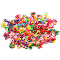 New 100pcs Dog Grooming Bows Dog Cat Hair Bows Rubber Bands Supplies Hair Accessories products for small dogs