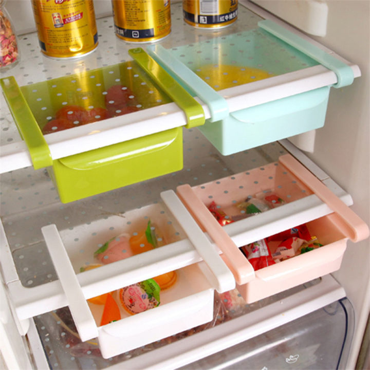 adjustable-refrigerator-pull-out-storage-box-fridge-organizer-drawer-frozen-fresh-food-fruit-space-layer-storage-box-shelf-rack