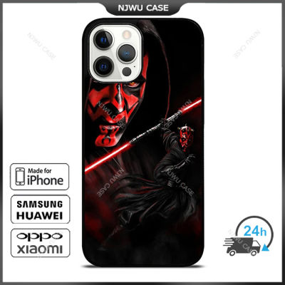 Darth Maul Lord Phone Case for iPhone 14 Pro Max / iPhone 13 Pro Max / iPhone 12 Pro Max / XS Max / Samsung Galaxy Note 10 Plus / S22 Ultra / S21 Plus Anti-fall Protective Case Cover