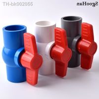 ◎ 1pc PVC Pipe Flat Socket Ball Valve Coupler Adapter Watering Connectors Garden Irrigation Aquarium Fish Tank Joint I.D 20 110mm