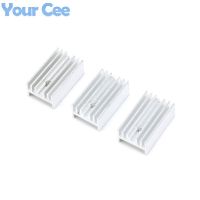 10 pcs 25*15*10mm Silver Heatsink Cooling Fin Aluminum Heat Sink 25X15X10mm