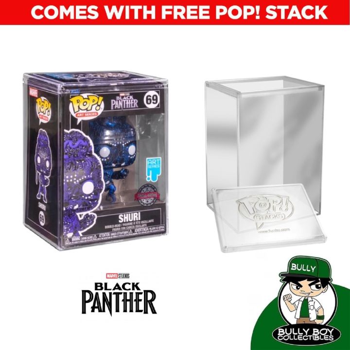 Pop! Art Series: Marvel Black Panther - Shuri (Se) 69 With Pop! Stack [Sold  By Bully Boy Collectibles] | Lazada Ph