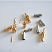 10Pcs MCX Male Plug Straight Connector RF Antenna Coaxial Crimp For RG174 RG316 LMR100 Cable