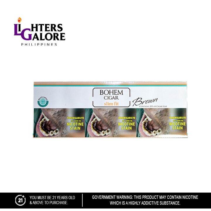 Lighters Galore Bohem Cigar Slim Fit Ream by Lighters Galore♙ Lazada PH