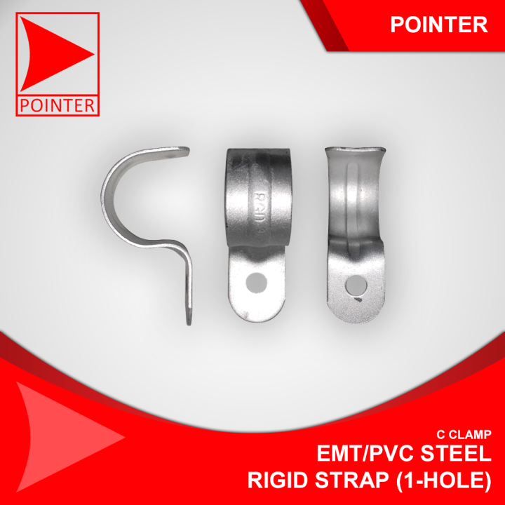 EMT Steel Rigid Clamp Strap (One/Two Hole) Lazada PH