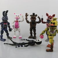 ♙❇Ruman 6ชิ้น/เซ็ต19ซม. FNAF ห้าคืนที่ Nightmare Freddy ของ Freddy ชิก้าบอนนี่ของเล่นฟิกเกอร์ PVC