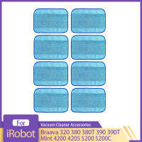 ผ้าซับไมโครไฟเบอร์สำหรับ IRobot ava 320 380 380ครั้ง390 390ครั้งมิ้นท์4200 5200 5200C หุ่นยนต์เครื่องดูดฝุ่นอุปกรณ์ทดแทน