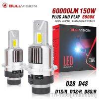 ♦♛ Bullvision-2-Sided Faróis de extra grandes kit D1S D3S D5S D8S D1R D3R HID Xeon chip CSP 65000LM 150W D2S D4S 1:1