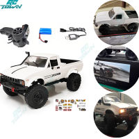 ?100%ของแท้?2023 WPL C24-1 4WD 1:16 RC Car 2.4G RC สัดส่วนควบคุมตีนตะขาบรถออฟโรด【คืนเงินภายใน 15 วัน】