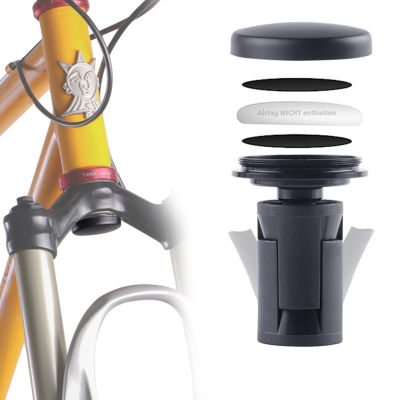 PB ที่ยึดจักรยานกันขโมย360 ° ที่ยึดจักรยานป้องกันทุกรอบเหมาะสำหรับจักรยานที่มีรูตะเกียบหน้า