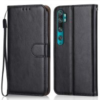 [สุดฮอต2023] เคสหนังสุดหรูพับได้สำหรับ Xiaomi Mi Note 10 Pro M1910F4S กระเป๋าสตางค์สำหรับ Xiaomi Note 10 Pro Cover MiNote 10 Pro