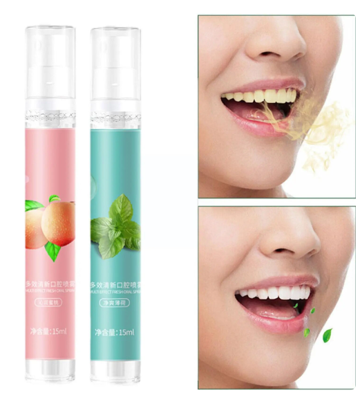 Fresheners Mouth Spray 15ml Breath Freshener Oral Breath Spray Dry