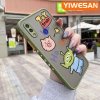 YIWESAN เคสสำหรับ Xiaomi Redmi Note 7 Note 7 Pro Note 7S เคส Note7ลายการ์ตูนบางมีน้ำค้างแข็งโปร่งใสมนุษย์ต่างดาวทอยสตอรี่กรอบแข็งปลอกซิลิโคนเคสป้องกันเลนส์กล้องคลุมทั้งหมดกันกระแทก