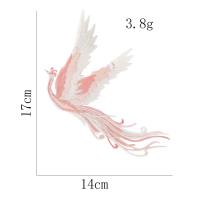 Exquisite antique embroidered cloth sticker Phoenix bird large embroidered sticker cheongsam DIY decorative accessories Adhesive patch sticker