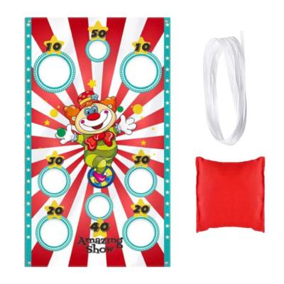 Party Favors Toss Game Circus Toss Game Banner Backdrop Large Size Throwing Game Supplies for Outdoor Carnival Birthday Party Family Gathering big sale