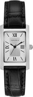 Bulova Caravelle Dress Quartz Ladies Leather Strap Watch Dress Silver-Tone/Silver-White dial