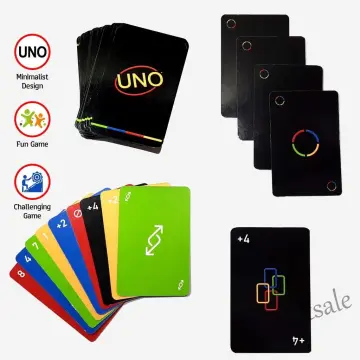 UNO MINIMALISTA, Mattel, Black