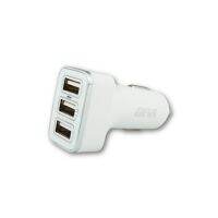 อุปกรณ์ชาร์จมือถือในรถ CAR CHARGER BEVA C063 WHITE USB FAST CHARGEER SAFETY HIGH QUALITY 3 USB PORTS 5.5A (MAX)