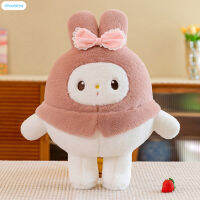 Blueblue ของเล่นตุ๊กตาเมโลดี้ Kuromi หมอนยัดน่ารักสร้างสรรค์จำลอง Boneka Mainan สำหรับเด็กสะดวกสบายสำหรับเด็กของขวัญ