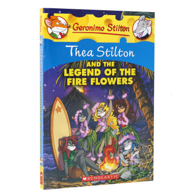 แผ่นReporterภาษาอังกฤษOriginal Thea Stilton 15: Thea StiltonและตำนานของFireดอกไม้TheaและSpark Legendเด็กหนังสือภาษาอังกฤษขั้นสูงเต็มรูปแบบสี