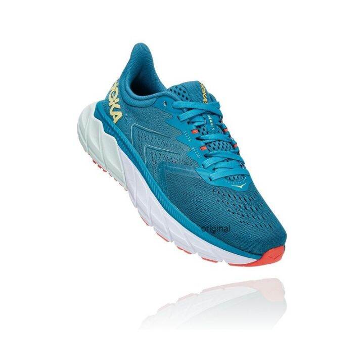 Hoka Women ARAHI 5 Running Shoes Mosaic Blue / Luminary Green Lazada PH