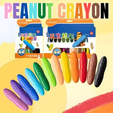 YPLUS Crayon Pen-type Children's Non-toxic Crayon Set Gift (12 Colors Set)